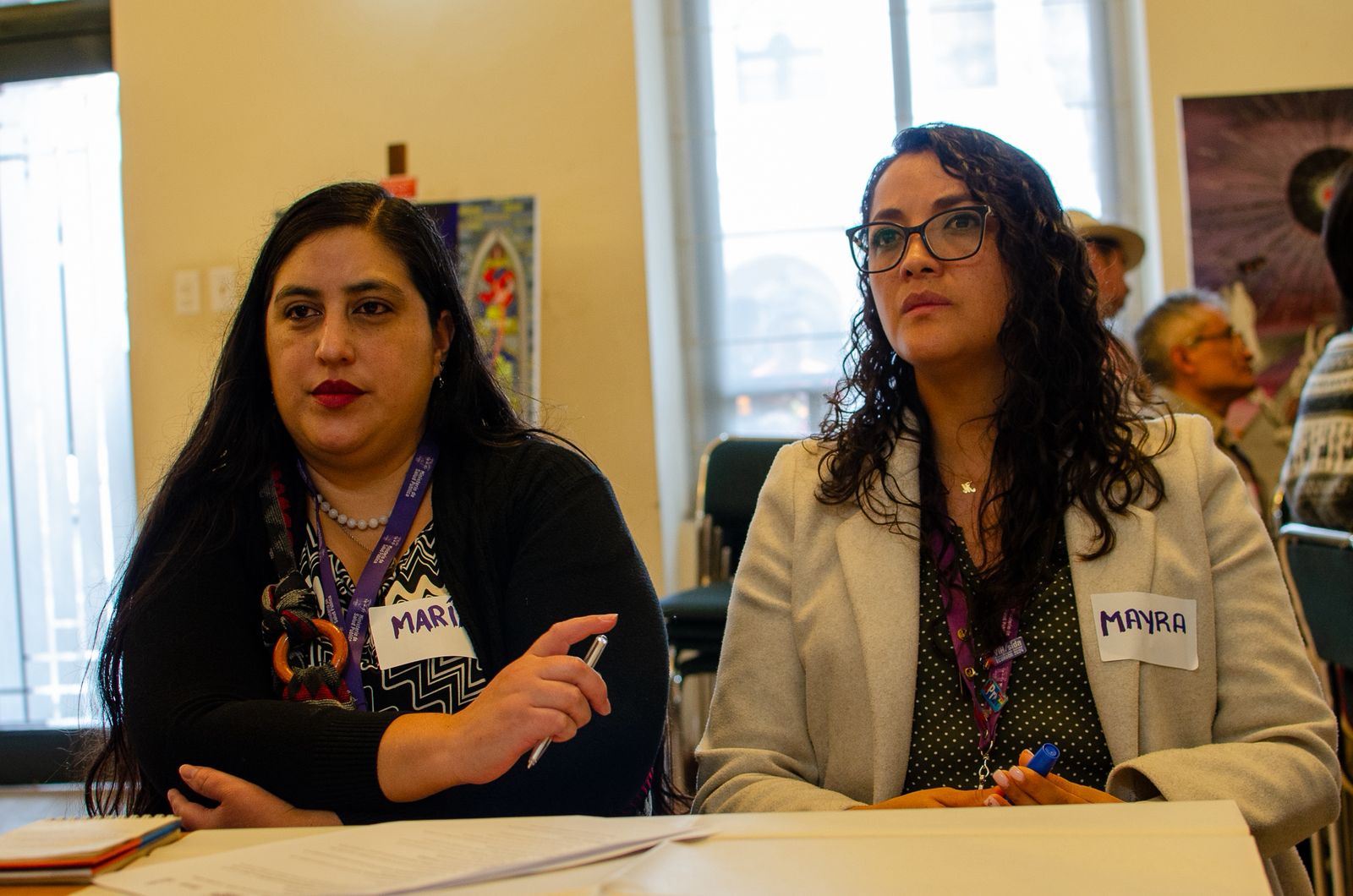 Profesionales participando en una jornada de trabajo y formación