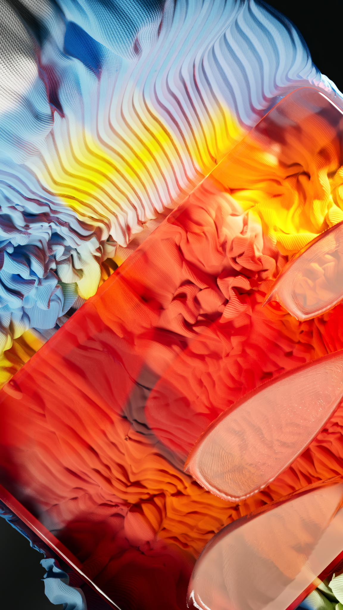 Colorful abstract artwork showcasing vibrant AI-generated design elements.